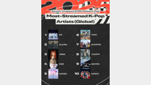 방탄소년단, 단체활동 공백에도 ‘올해 스포티파이 스밍 K팝 아티스트’ 1위