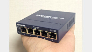 [리뷰] 검증된 품질에 효율성까지, 넷기어 GS105v5 기가비트 스위치