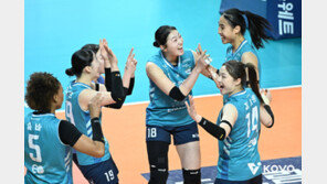 ‘실바 23점’ 여자배구 GS칼텍스, 페퍼 3-0 완파하고 3위 도약