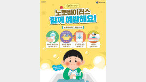 겨울철 ‘노로바이러스’ 급증, 영유아 주의…소량만으로도 감염