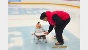 손담비 딸 해이, 훌쩍 자랐네…이규혁과 첫 빙상교실