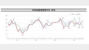 12월 아파트 분양전망지수 2년 만에 최저…수도권·지방 모두 하락