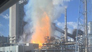 충남 태안화력발전소 폭발사고로 2명 화상