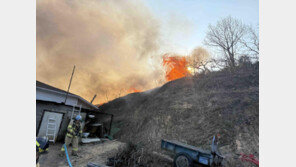 강원 양양서 산불…헬기 7대 투입해 1시간여만에 진화
