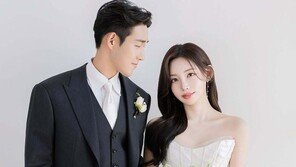 곽민선, 7세 연하 송민규와 웨딩화보…“꿈만 같던 결혼”