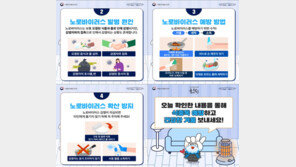 ‘노로바이러스 식중독’ 절반이 겨울철 발생…영유아시설 각별 주의