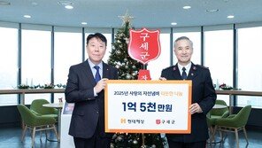 현대해상, 구세군에 1.5억 성금