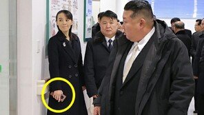 北김여정 손에 ‘폴더블폰’ 포착…중국 기업 제품 추정
