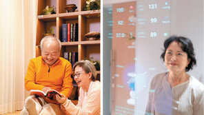 현관 ‘스마트 미러’ 앞에 서니 건강 정보에 조언까지