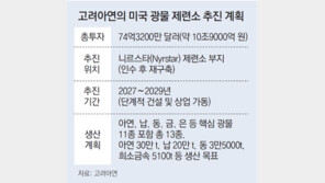 고려아연 ‘美합작 제련소 추진’에… 영풍 “아연 주권 포기” 반발