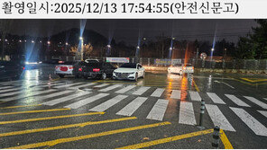 불법주차 3대가 좌회전 차로 봉쇄…야간 교차로 ‘아찔’ [e글e글]