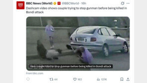 “온 힘을 다해 총 빼앗으려 해”…호주 총격범과 몸싸움 끝에 숨진 60대 부부