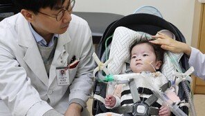 심장이 몸밖에 나온 아기… 서린이의 기적