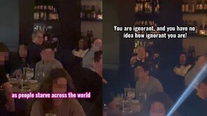 “60만명 죽어가는데 평화롭게 식사”…식당서 모욕 당한 베선트