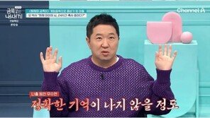정형돈 “정신과 약 끊고 수면 장애…나흘간 잠 못 자”