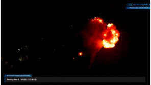 민간상업발사체 ‘한빛-나노’ 실패한듯…폭발 장면 포착