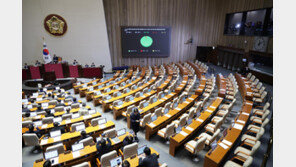 [속보]내란전담재판부법, 與 주도 국회 본회의 통과