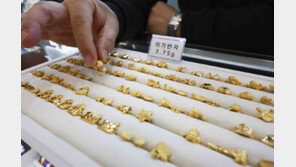 “돌반지 한돈 90만원 넘어”…금값 또 최고치 경신