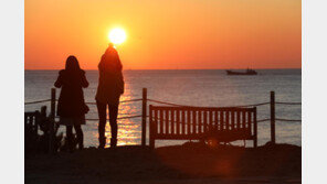 병오년 첫 해, 오전 7시26분 독도서 본다