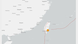 대만 남동부서 규모 6.1 지진…타이베이도 건물 흔들려