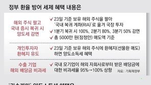‘稅감면 3종세트’로 환율 방어… “200억달러 유입 효과 기대”