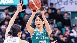 여자농구 하나은행, 신한은행에 5연패 안기고 ‘2연승’