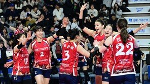 기업은행, 정관장 꺾고 재도약 시동…승점40 고지 밟은 대한항공은 선두 질주