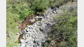 한라산 어리목계곡 화산암층과 용천수, 천연기념물 된다