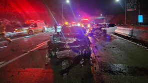 고속道 음주사고 수습하던 경찰, 졸음운전 차량에 참변