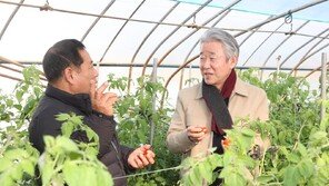 농협중앙회 강호동 회장, 새해 첫 현장경영으로 보급형 스마트팜 농가 방문