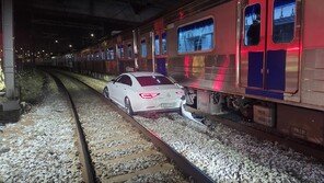 음주운전 차량, 경의중앙선 열차와 충돌… 20대 여성 운전자 입건