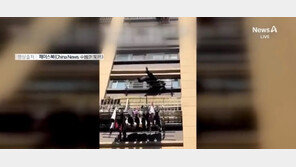 15층서 떨어진 80대, 7층 빨래 건조대에 걸려 살았다