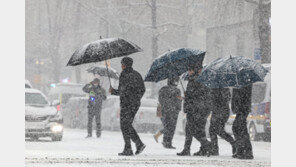 내일 최대 15㎝ ‘눈폭탄’ 덮친다…일부지역 시간당 3㎝ 폭설