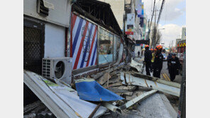 간판 떨어져 행인 숨지고 대형 산불까지…전국 곳곳 강풍 피해