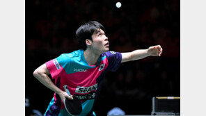 탁구 장우진, 세계 2위 린스둥 꺾고 WTT 챔피언스 도하 결승행
