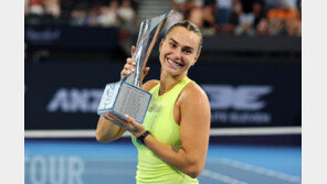 세계 1위 사발렌카, WTA 브리즈번 인터내셔널 우승