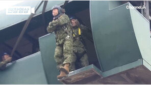 ‘펀쿨섹좌’ 고이즈미, 낙하훈련 “‘이 정도쯤이야’ 말하고 싶지만…”