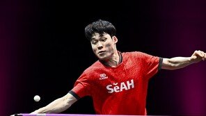 만리장성 넘었지만 대만에 막혔다…男탁구 에이스 장우진, WTT 챔피언스 도하 준우승