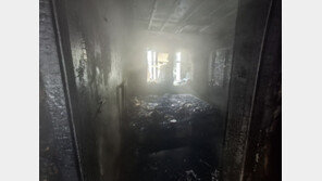 수원 정자동 19층짜리 아파트서 불…2명 부상