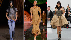 패션에 생동감 불어넣는 ‘프린지’… 장식 넘어 중심 되다