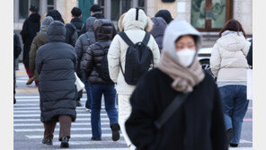 수도권 출근길 ‘영하 9도’…강풍에 체감온도 ‘뚝’
