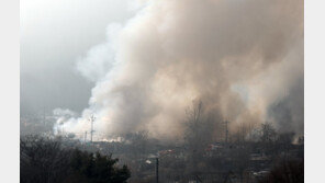 구룡마을 화재 6시간 30분만에 ‘초진’…대응 1단계 하향
