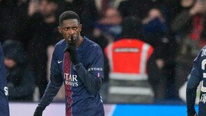 ‘이강인 부상 결장’ PSG, 뎀벨레 멀티골로 릴에 3-0 대승