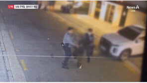 달아나다 붙잡히자 경찰에 주먹질한 10대…업어치기로 제압당해