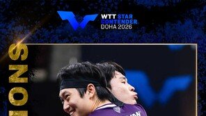 탁구 복식 이번엔 장우진-조대성, 中 연파 우승
