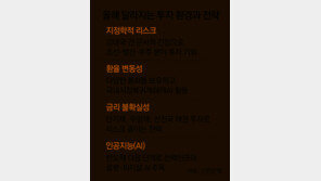 [머니 컨설팅]급변하는 글로벌 정세에 대응할 투자 전략