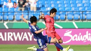 한국, U-23 아시안컵 준결승에서 두 살 어린 일본에 0-1로 패배
