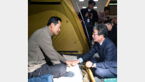 단식 장동혁 찾아간 유승민, 한동훈은…