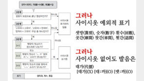 “댓가·대가, 횟수·회수, 회집·횟집 헷갈려”…‘사이시옷’ 38년 만에 손질한다