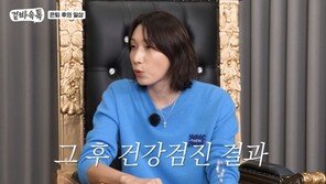 김연경 “은퇴 후 고지혈증·간수치 높아져…너무 놀았다”